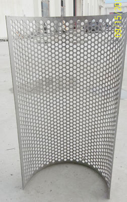 Нержавеющая сталь 304 	Экран молотковой дробилки Rasper экрана фильтрации крахмала/круглым гальванизированный отверстием пефорированный металлический лист