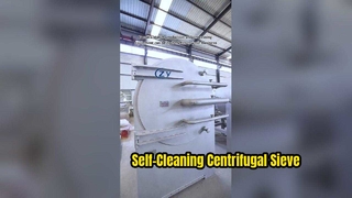 Self-Cleaning Centrifugal Sieve
