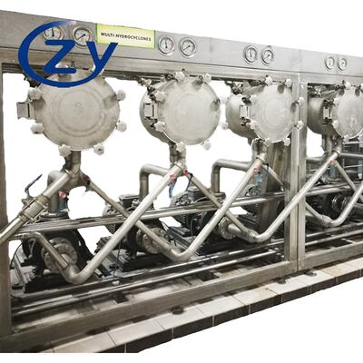 Настраиваемый мультициклон крахмала с оптимизированным отделением клубней