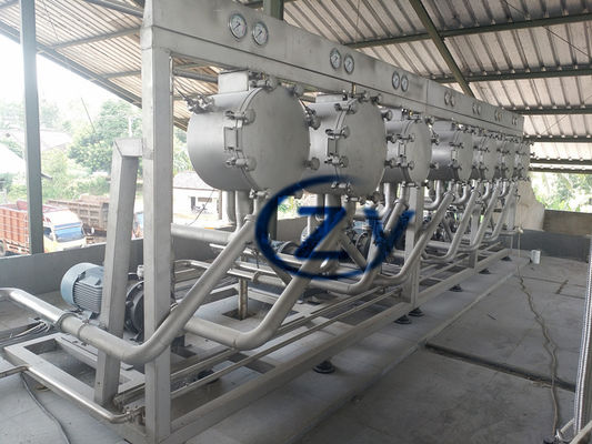Обсаливая крахмал кассавы 37kw 15t/H SS делая машину