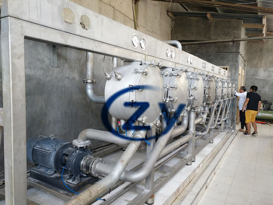 Обсаливая крахмал кассавы 37kw 15t/H SS делая машину