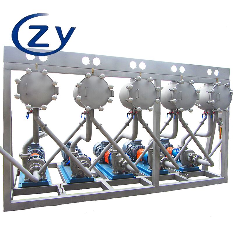 Высокопроизводительная мультициклонная система для крахмала для эффективного удаления песка и очистки в линиях переработки клубневых культур