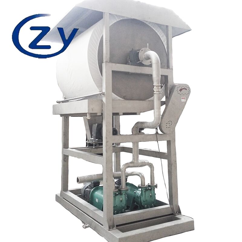 Автоуправляемый вакуумный фильтр для оптимизированного разделения твердо-жидкого крахмала