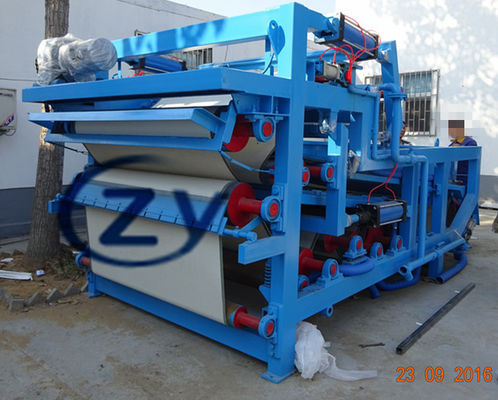 Пресса 4t пояса машины кассавы волокна Dewatering/входной сигнал волокна h