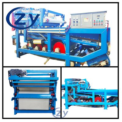 Ленточный обезвоживающий фильтр из нержавеющей стали для промышленного обезвоживания кассавы и обработки шлака